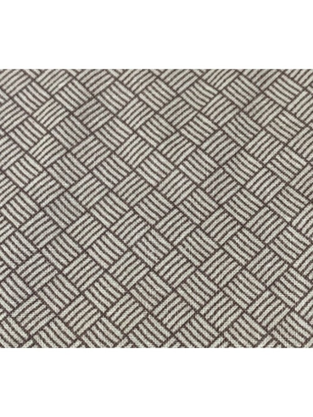 Brown Geometric Cotton Quilt Fabric St. Nicole Designs & Benartex 1/2 yard x 44"